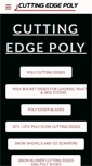 Mobile Screenshot of cuttingedgepoly.com